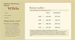 Desktop Screenshot of kantorwilda.pl