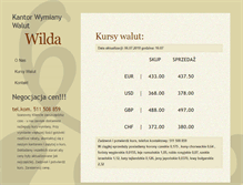 Tablet Screenshot of kantorwilda.pl